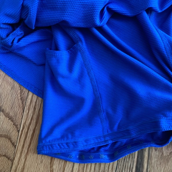 Blue Athleta Sport Skort, sz M, inner short with pockets - Picture 5 of 5